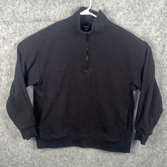 Athleta Coaster Luxe Quarter Zip Sweatshirt Lot of 3 Black Green Brown Medium - Picture 8 of 12